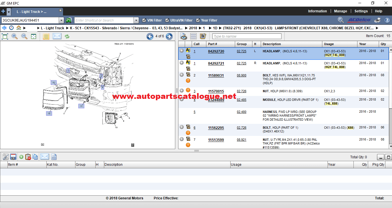 gm epc parts catalog